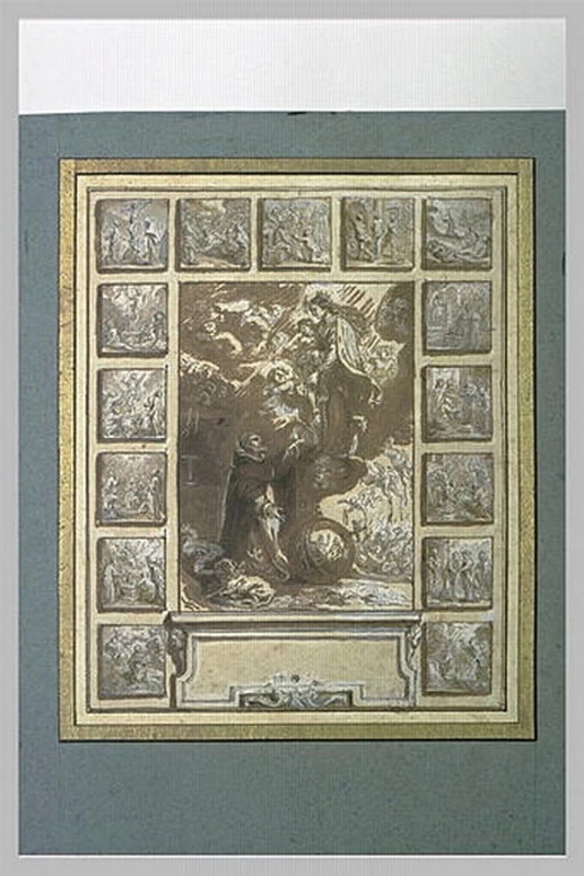 Studio di santo con scene